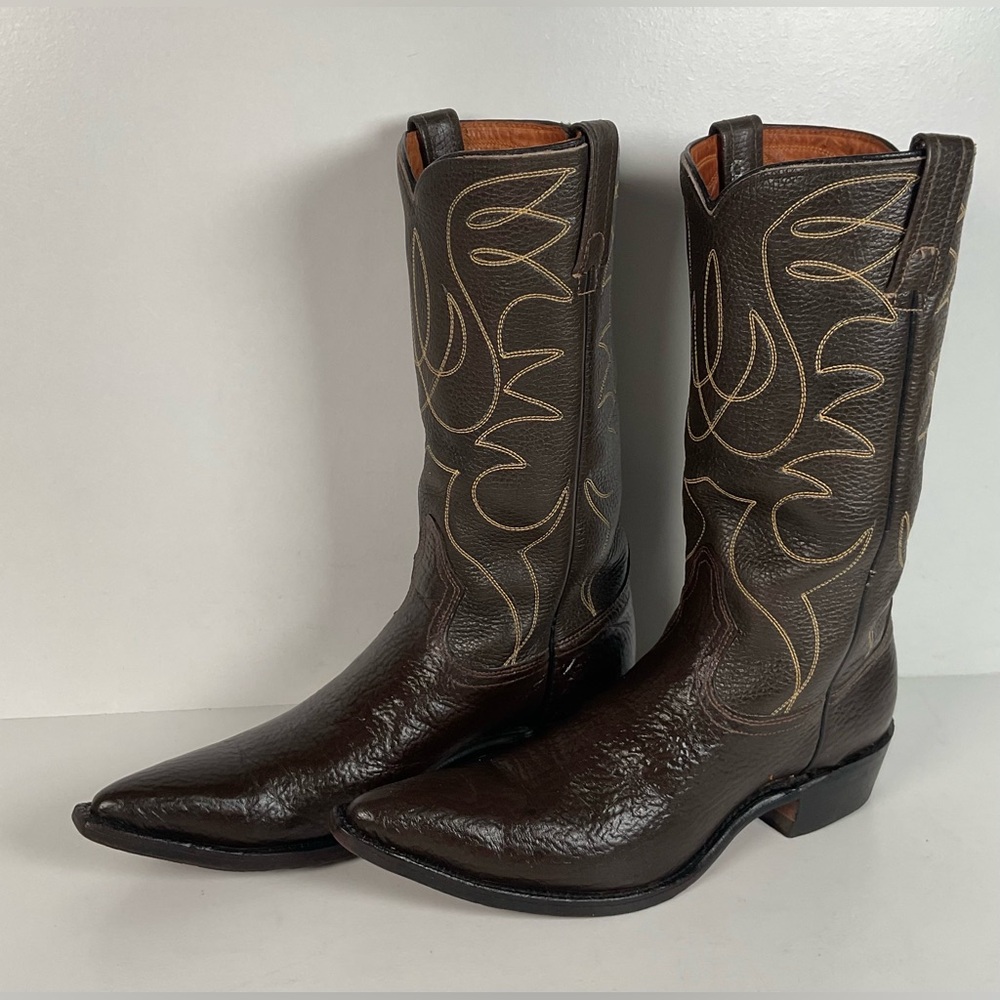 Vintage Acme Cowboy Boots | 1960s | Brown | Narrow | Men’s 8 | Women’s 9